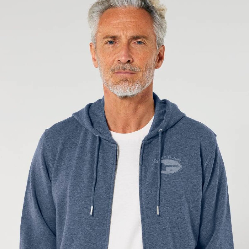 Logobeg Organic/Recycled Zip Hood