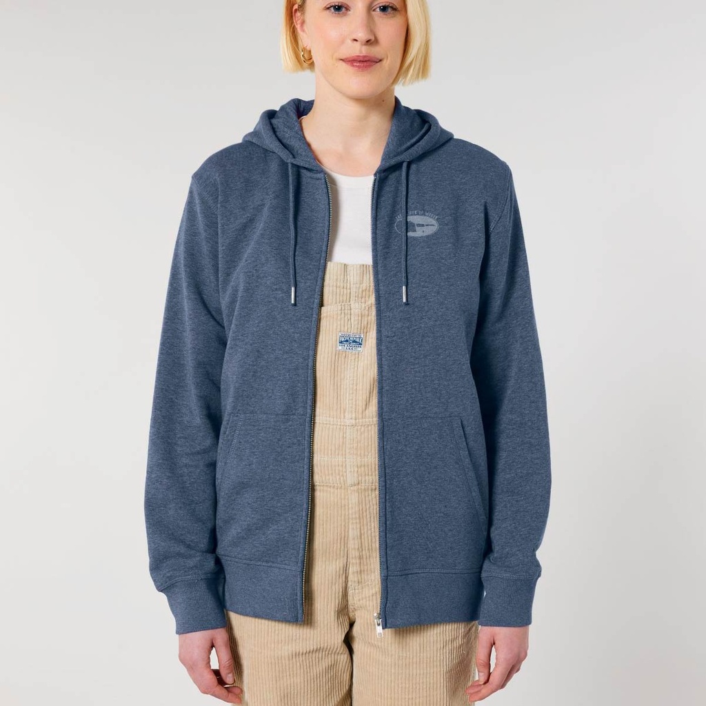 Logobeg Organic/Recycled Zip Hood