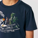 Surfing Puffin Organic Kid T-Shirt