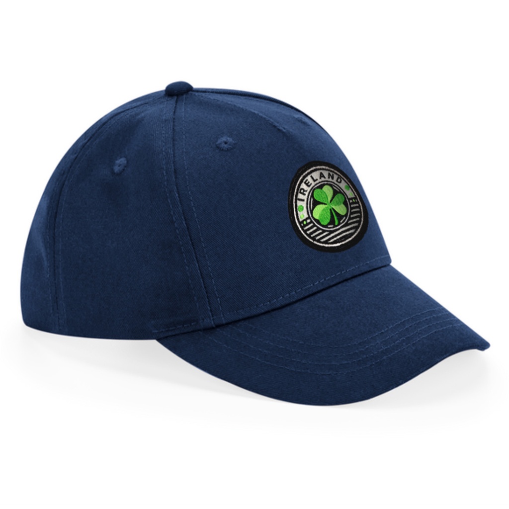 Ireland Circle Shamrock Junior organic cotton 5-panel cap