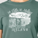 Monochrome Moher Cliffs Organic Women's T-Shirt