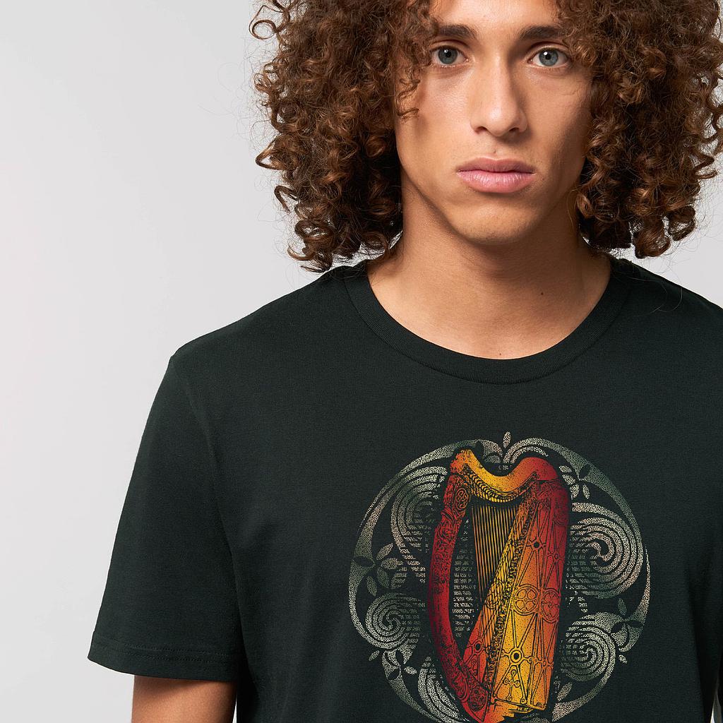 Celtic Harp Organic Unisex T-Shirt
