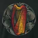Celtic Harp Organic Women's T-Shirt